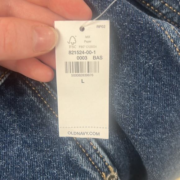 NWT Dark Wash Denim Jacket - Old Navy - Picture 5 of 5